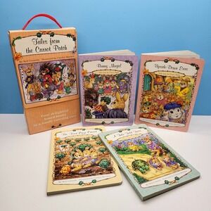 Tales from the Carrot Patch Board Book Set &‎ Carrying Case! Vintage 1999 ✨️